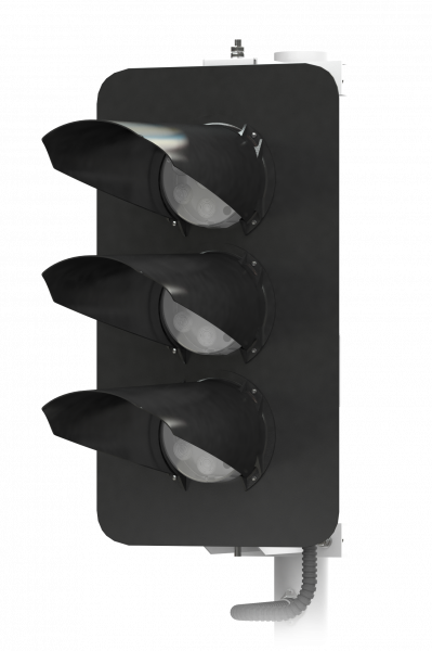 Головка трехзначная светодиодная для замены на действующих светофорах (с системами  светодиодными светофорными мачтовыми НКМР.676636.072 ТУ)