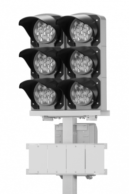 Светофор карликовый шестизначный со светодиодными светооптическими системами 17896-00-00