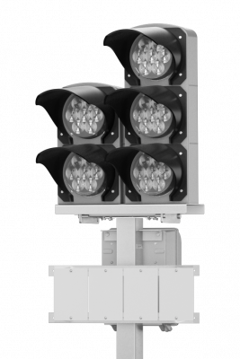 Светофор карликовый пятизначный со светодиодными светооптическими системами 17895-00-00