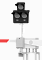 Светофор переездный трехзначный для установки на шлагбауме со светодиодными системами СП-3 НКМР.676658.031 ТУ