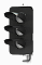 Головка трехзначная светодиодная для замены на действующих светофорах (с системами  светодиодными светофорными мачтовыми НКМР.676636.072 ТУ)