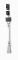 Светофор пятизначный со светодиодными светооптическими системами с двумя маршрутными указателями и трансформаторным ящиком 18041-00-00 ТУ32 ЦШ 2141-2009 (со светодиодными светооптическими системами НКМР.676636.030ТУ)
